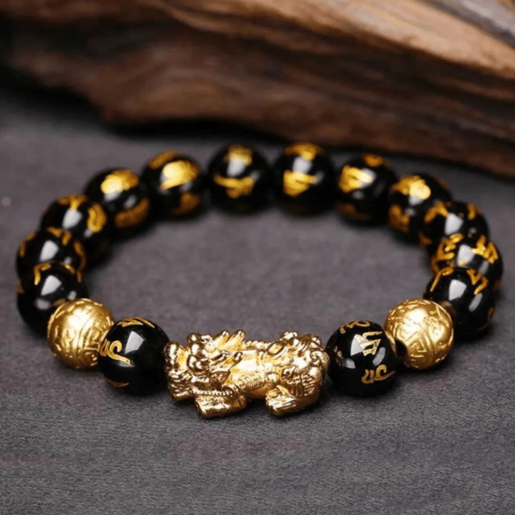 Feng Shui Black Obsidian Wealth Bracelet
