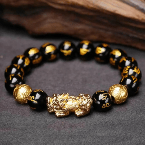 Feng Shui Black Obsidian Wealth Bracelet