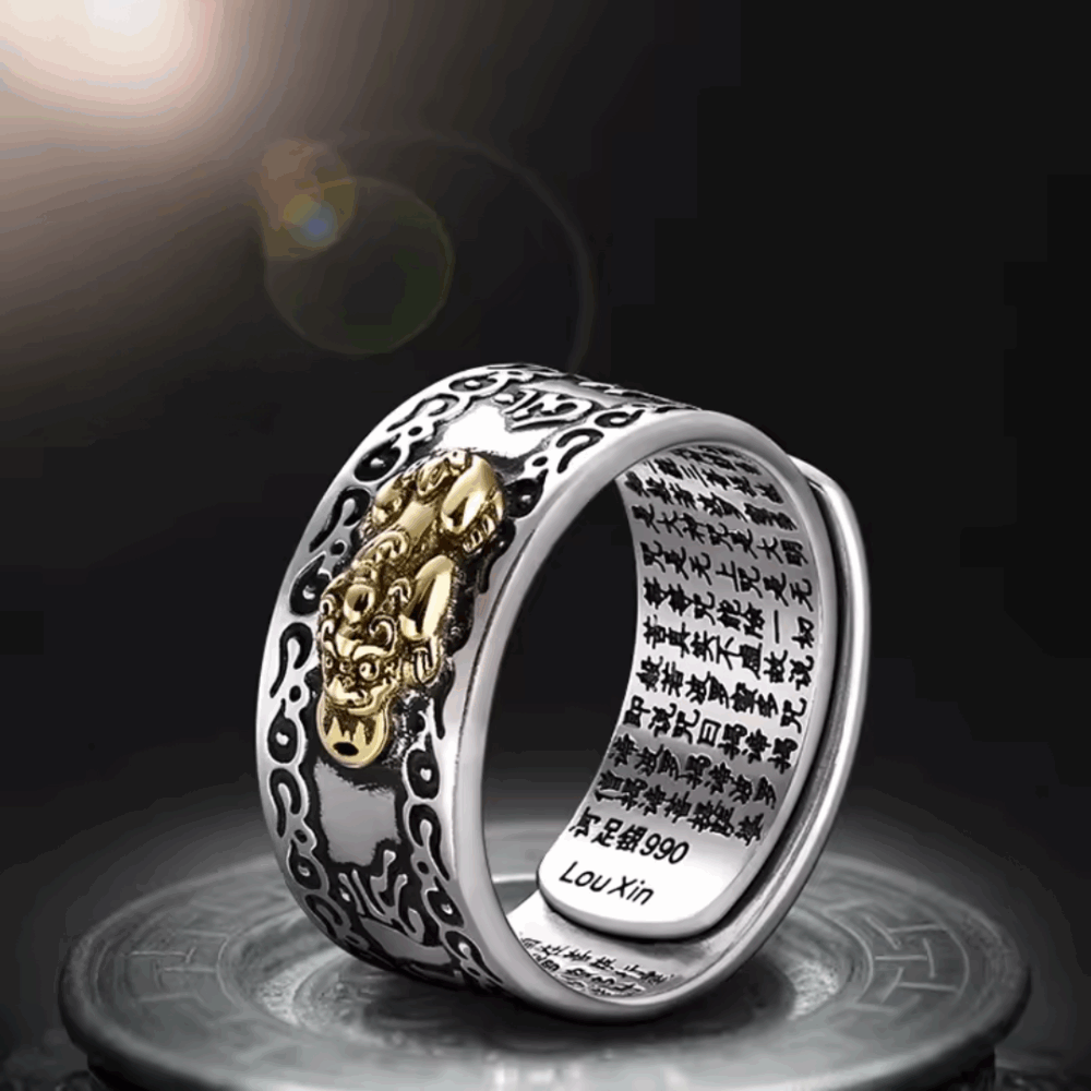 Feng Shui Pixiu Mantra Ring (official Retailer) 2025